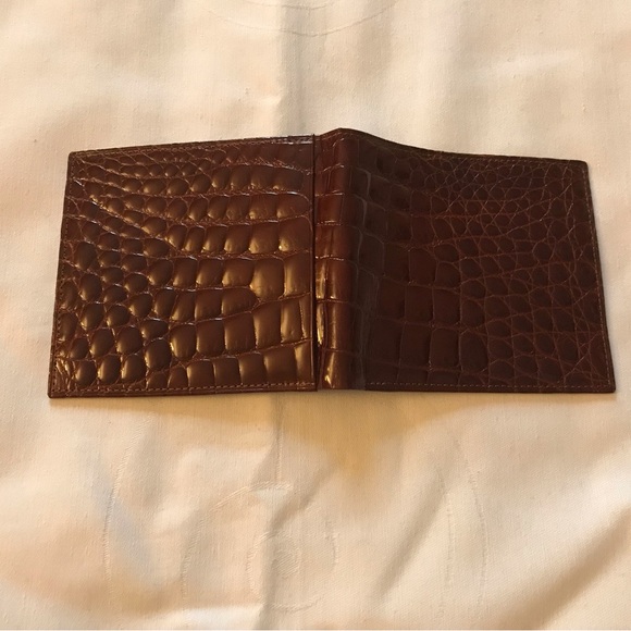 Ballys mens Alligator & Leather Wallet - Picture 4 of 4